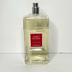 Guerlain Habit Rouge Eau de Toilette 3.4 oz Spray Men Cologne No Cap